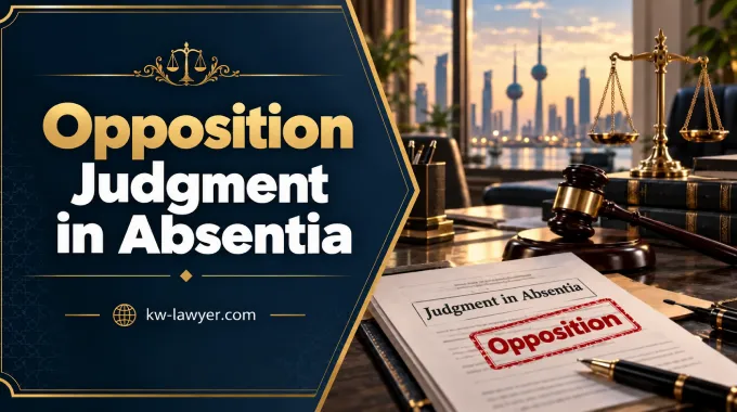 Opposition to a Judgment in Absentia in Kuwait: Time & Procedure