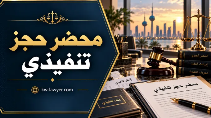 محضر حجز تنفيذي في الكويت: البيانات والآثار والمواعيد